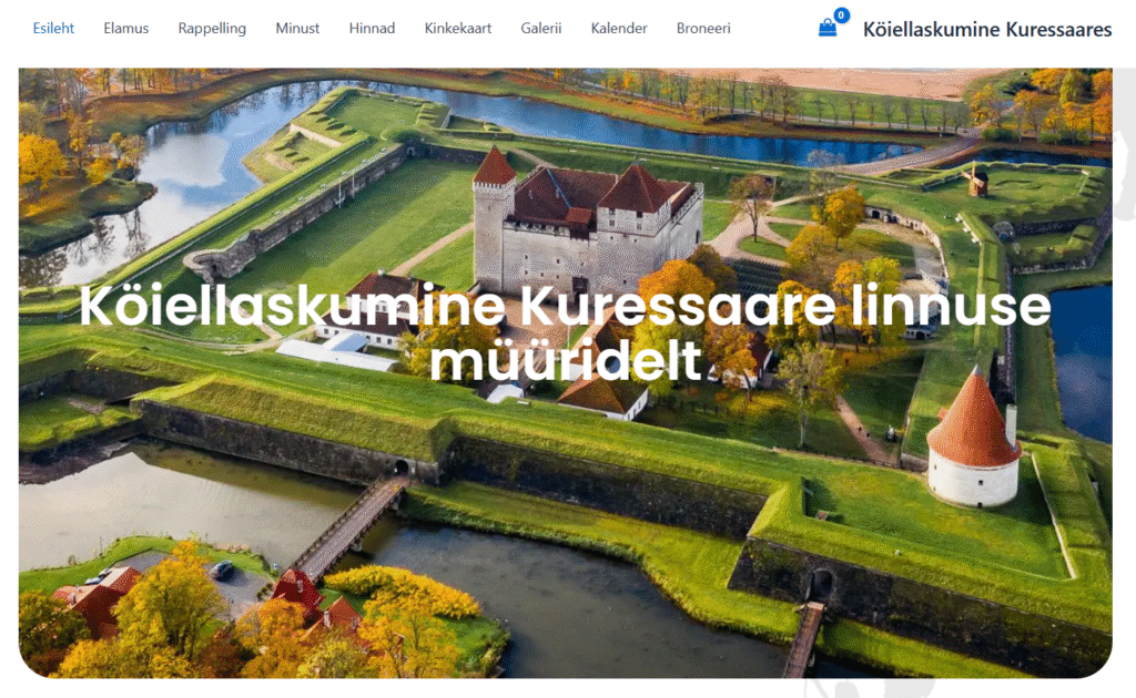 rappelling ehk köiega laskumine kuressaares