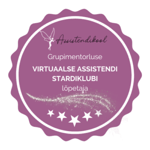 assistendikool virtuaalse assistendi stardiklubi lõpetaja katrin aas